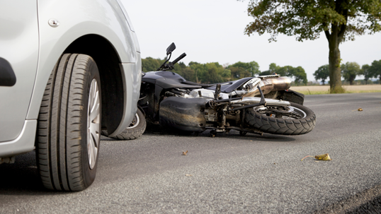 Motorcycle Crash Scene